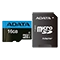 کارت حافظه microSDHC ای دیتا مدل Premier V10 A1 کلاس 10 استاندارد UHS-I سرعت 100MBps ظرفیت 16 گیگابایت